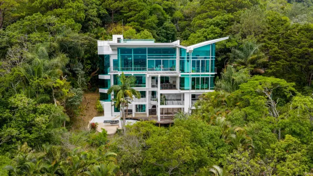 Luxury Contemporary Estate for Sale in Santa Ana with Panoramic Valley and Mountain Views